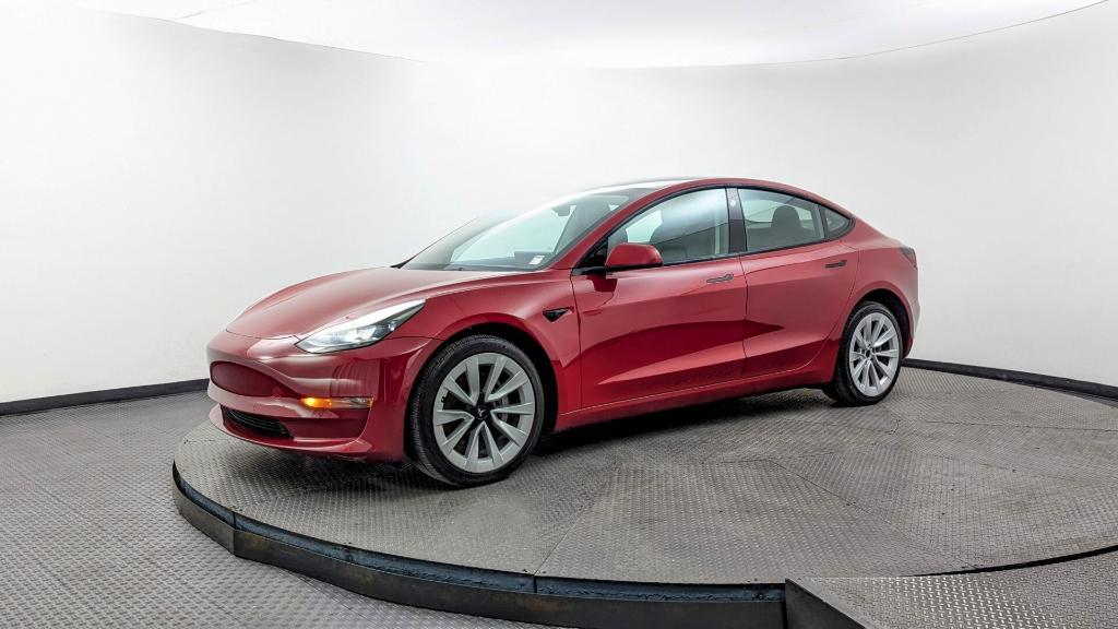 used 2022 Tesla Model 3 car, priced at $17,499