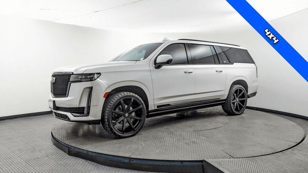 used 2021 Cadillac Escalade ESV car, priced at $63,499