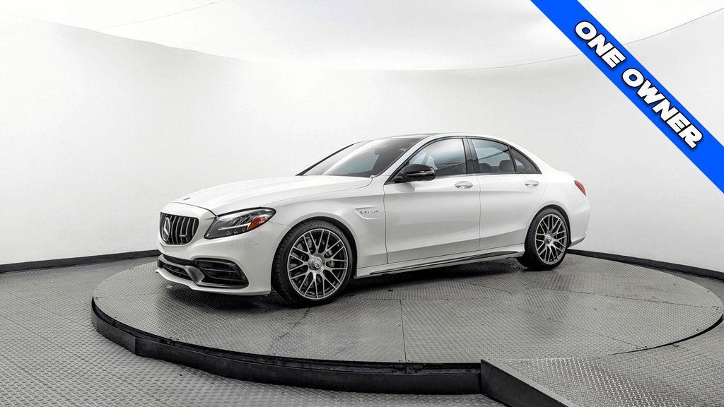 used 2021 Mercedes-Benz AMG C 63 car, priced at $44,499