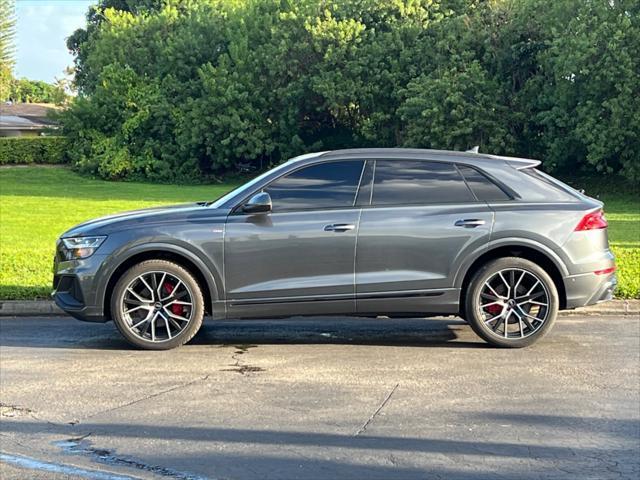 used 2021 Audi Q8 car, priced at $37,999