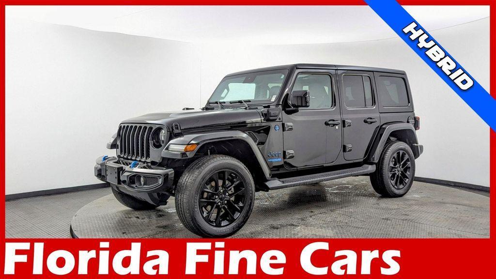 used 2021 Jeep Wrangler Unlimited 4xe car, priced at $33,299