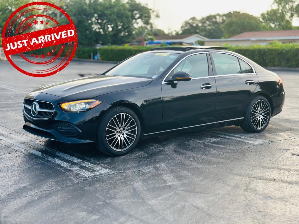 used 2024 Mercedes-Benz C-Class car, priced at $35,999