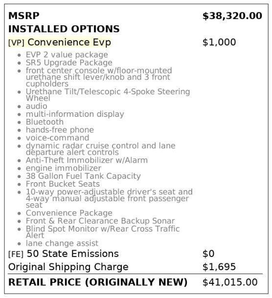 used 2021 Toyota Tundra car, priced at $31,999
