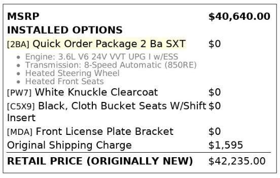 used 2023 Dodge Durango car, priced at $26,999
