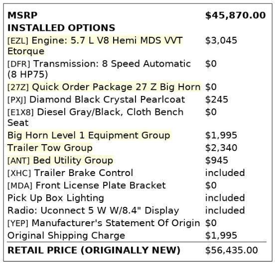 used 2023 Ram 1500 car, priced at $23,999