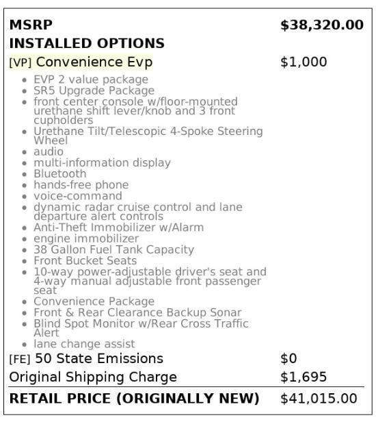 used 2021 Toyota Tundra car, priced at $24,998