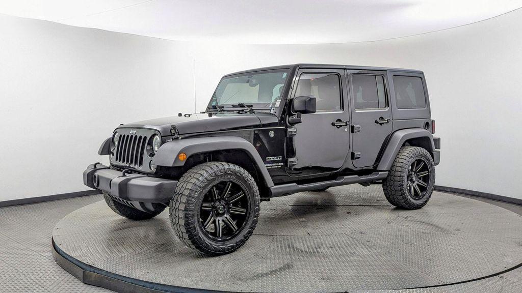 used 2017 Jeep Wrangler Unlimited car, priced at $17,999