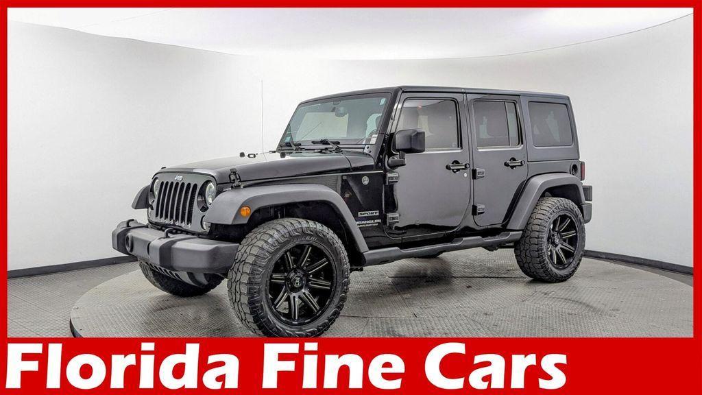 used 2017 Jeep Wrangler Unlimited car, priced at $17,999