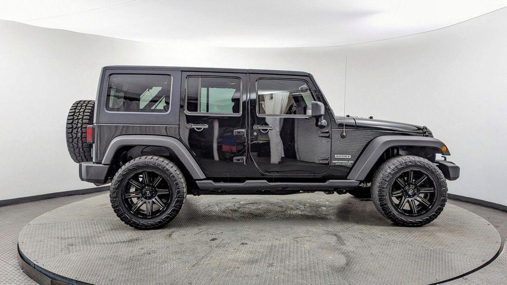 used 2017 Jeep Wrangler Unlimited car, priced at $17,999