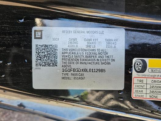 used 2020 Chevrolet Camaro car, priced at $16,999