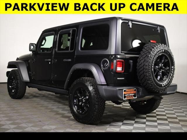 used 2022 Jeep Wrangler car, priced at $31,145