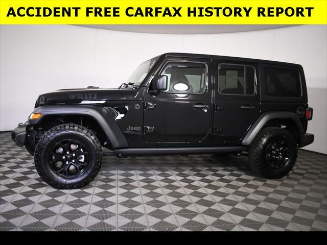 used 2022 Jeep Wrangler car, priced at $31,145