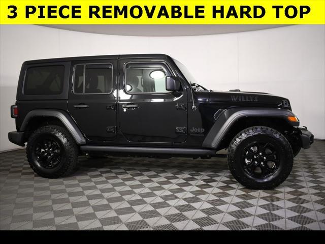 used 2022 Jeep Wrangler car, priced at $31,145