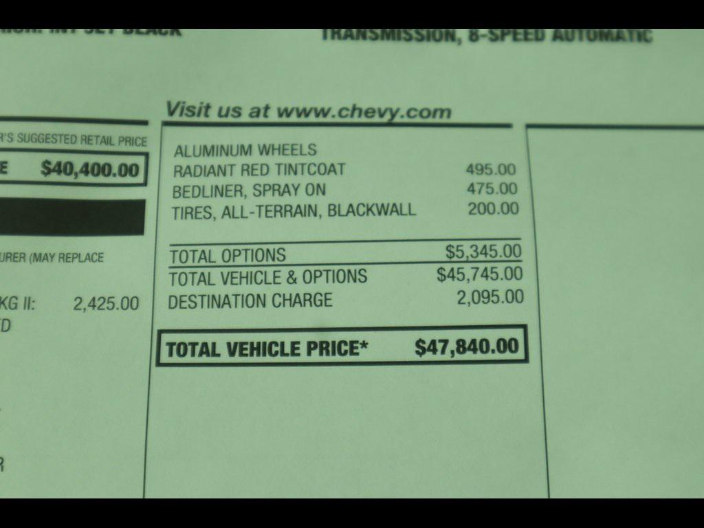 new 2026 Chevrolet Colorado car, priced at $46,840
