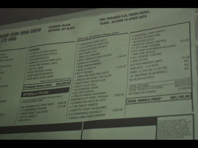 new 2025 Chevrolet Silverado 3500 car, priced at $81,279