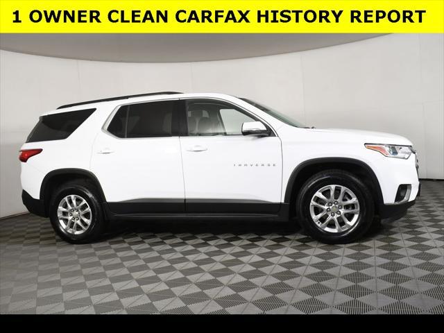 used 2021 Chevrolet Traverse car, priced at $26,612