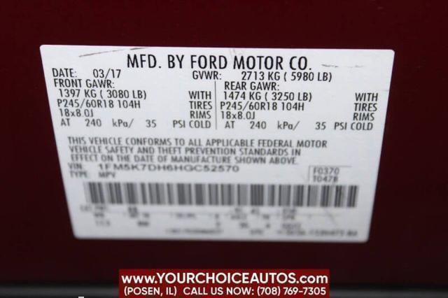 used 2017 Ford Explorer car, priced at $11,499