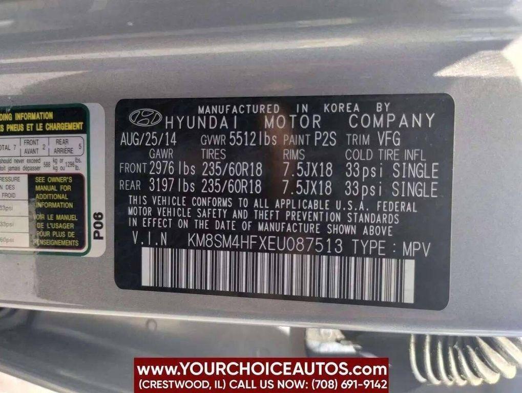used 2014 Hyundai Santa Fe car, priced at $9,499