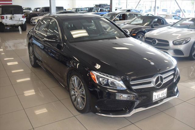 used 2015 Mercedes-Benz C-Class car, priced at $17,577