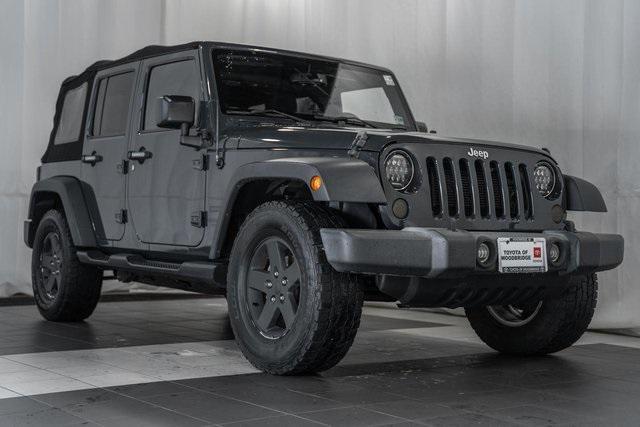 used 2016 Jeep Wrangler Unlimited car, priced at $16,500