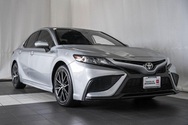 used 2021 Toyota Camry car, priced at $18,000