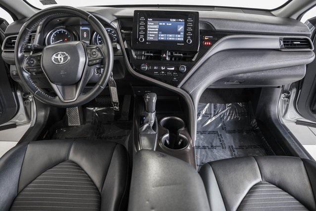 used 2021 Toyota Camry car, priced at $18,000