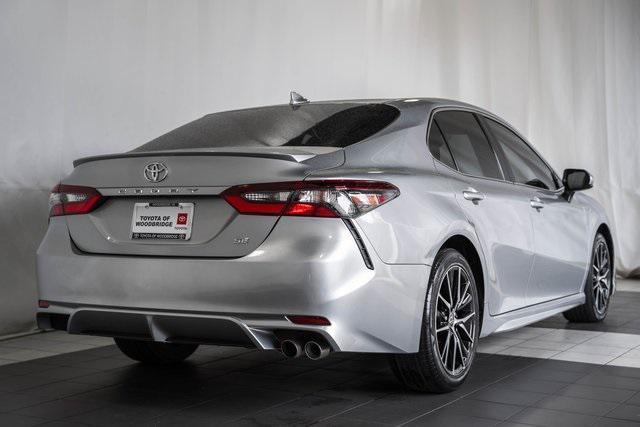 used 2021 Toyota Camry car, priced at $18,000