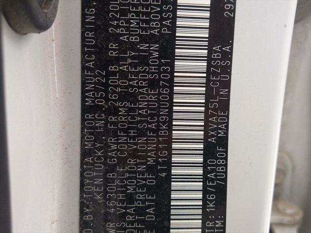 used 2022 Toyota Camry car, priced at $25,000