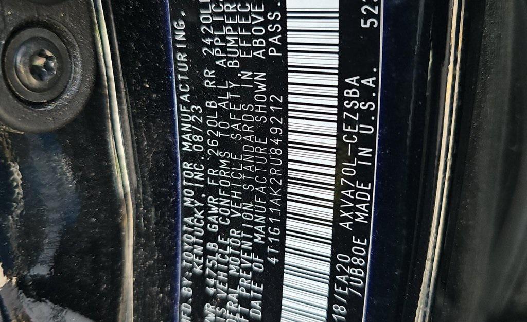 used 2024 Toyota Camry car, priced at $24,500