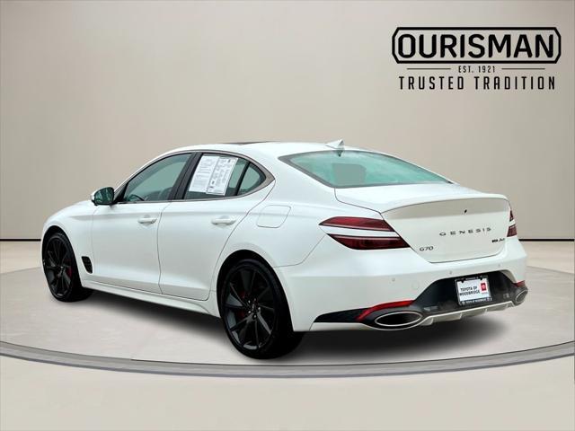 used 2023 Genesis G70 car, priced at $35,500