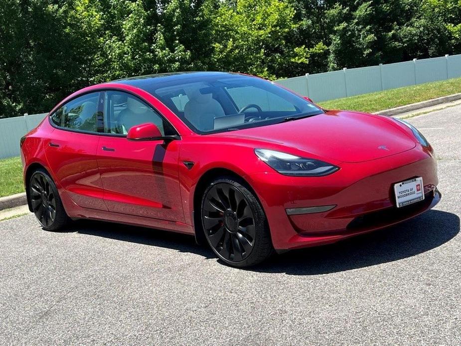 used 2021 Tesla Model 3 car, priced at $27,900