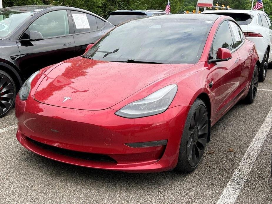 used 2021 Tesla Model 3 car, priced at $29,995