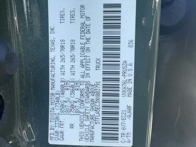 used 2022 Toyota Tundra car, priced at $44,000