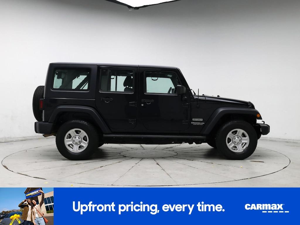 used 2017 Jeep Wrangler car, priced at $19,998