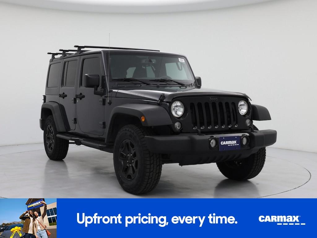 used 2016 Jeep Wrangler car, priced at $18,998
