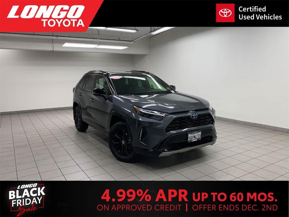 used 2022 Toyota RAV4 Hybrid car, priced at $37,488