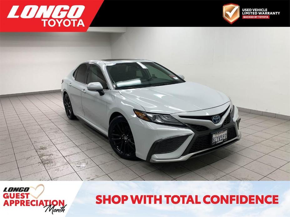 used 2022 Toyota Camry Hybrid car, priced at $20,588