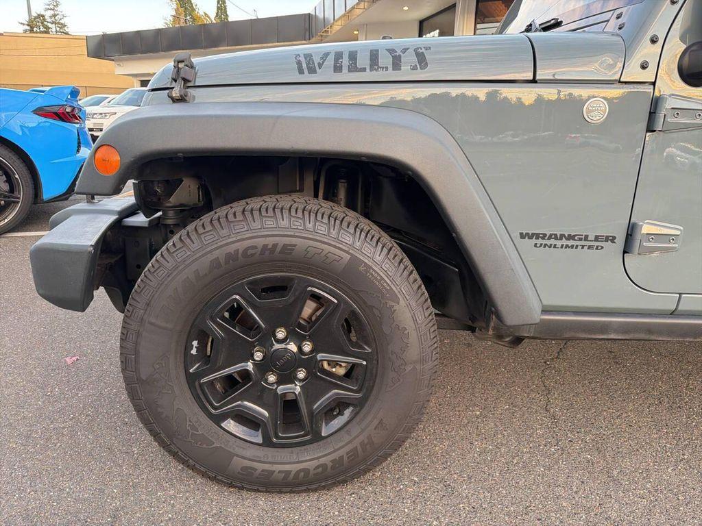 used 2015 Jeep Wrangler Unlimited car, priced at $11,991
