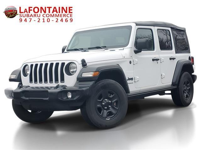 used 2022 Jeep Wrangler Unlimited car, priced at $29,595