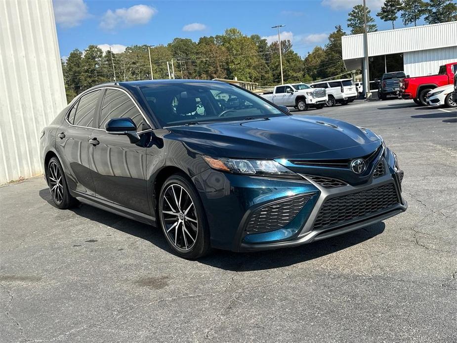 used 2021 Toyota Camry car, priced at $24,202