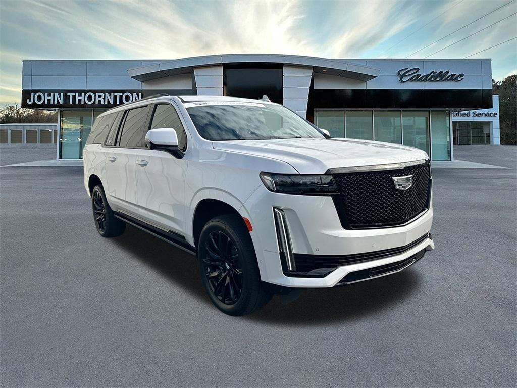 used 2024 Cadillac Escalade ESV car, priced at $78,452
