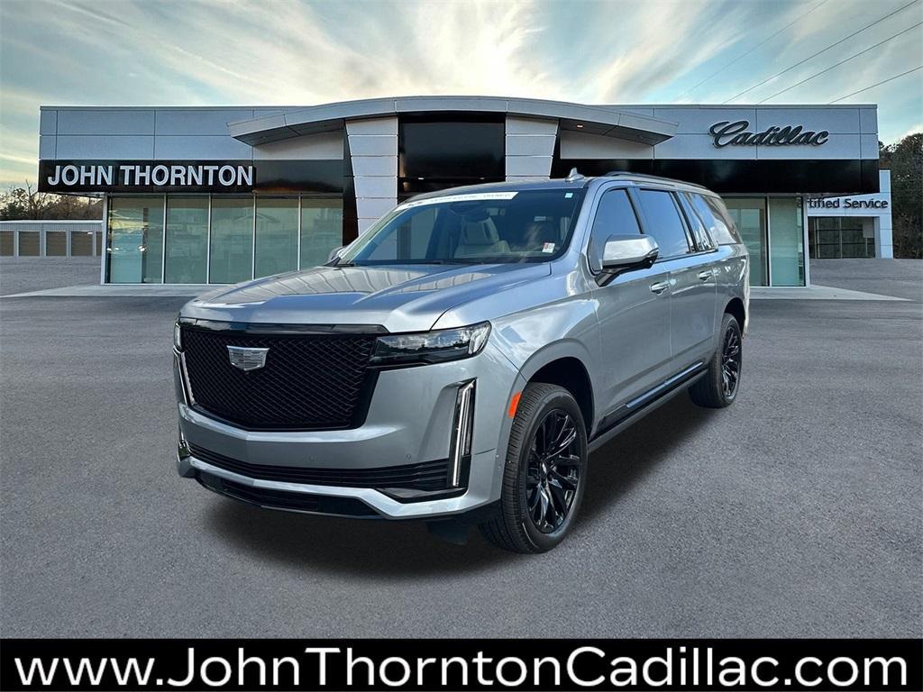 used 2023 Cadillac Escalade ESV car, priced at $75,254