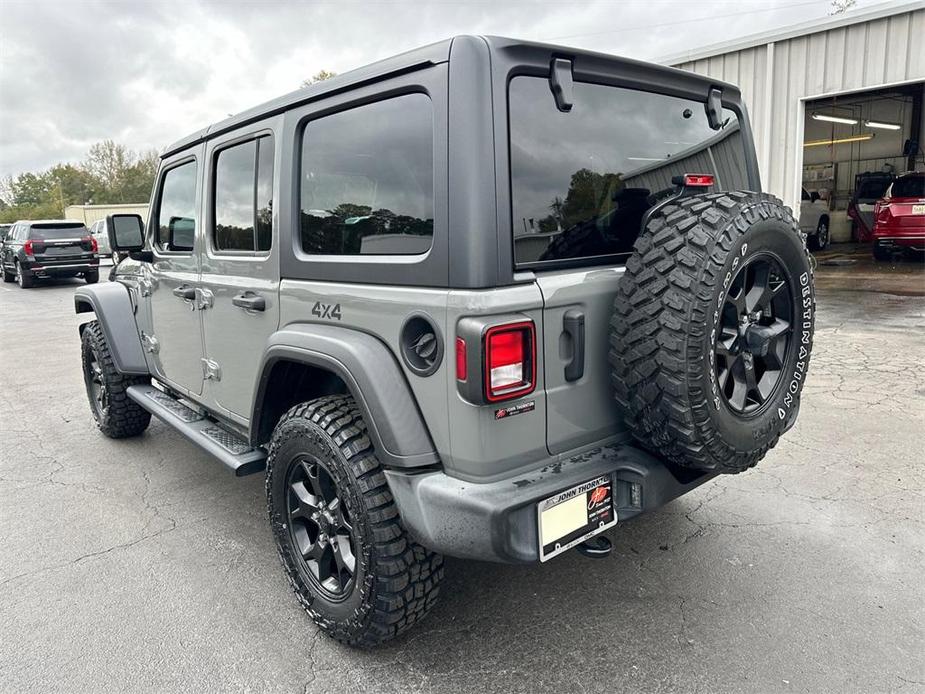 used 2021 Jeep Wrangler Unlimited car, priced at $31,721