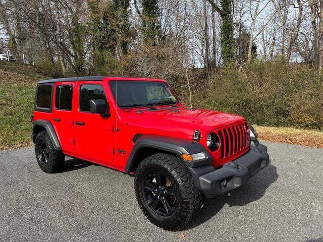 used 2020 Jeep Wrangler Unlimited car, priced at $31,999