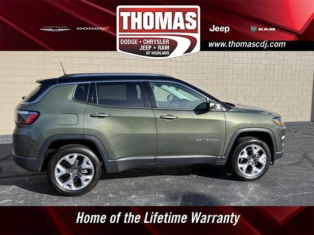 used 2021 Jeep Compass car, priced at $23,500