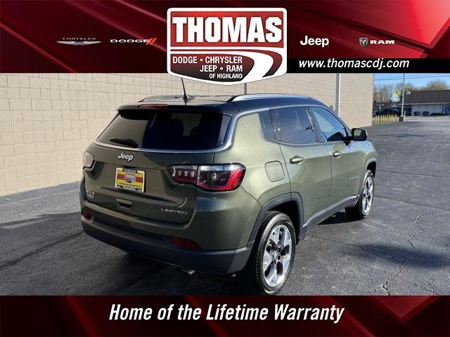 used 2021 Jeep Compass car, priced at $23,500