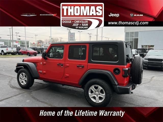 used 2019 Jeep Wrangler Unlimited car, priced at $29,500