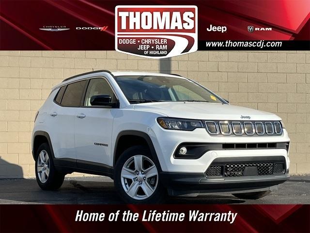 used 2022 Jeep Compass car, priced at $25,500