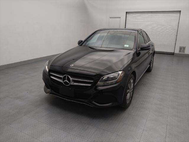 used 2018 Mercedes-Benz C-Class car, priced at $21,995