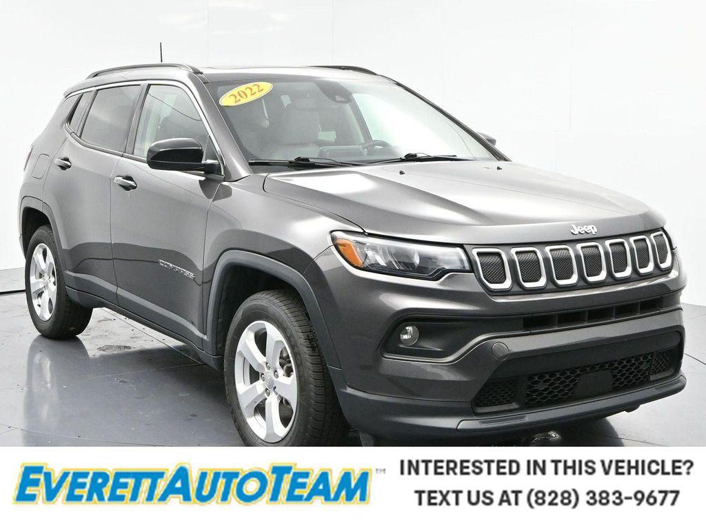 used 2022 Jeep Compass car, priced at $17,500